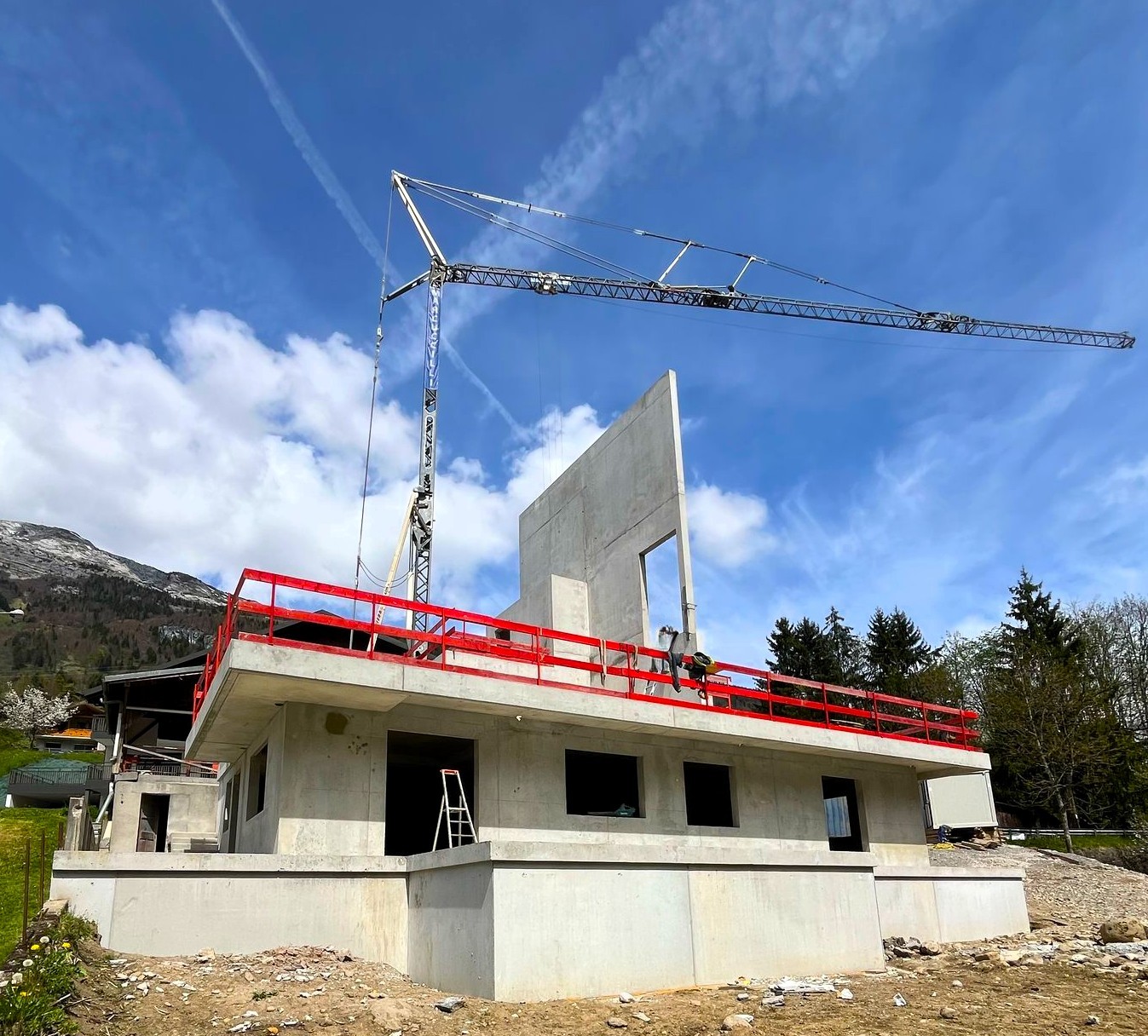 Fin de chantier Montagne